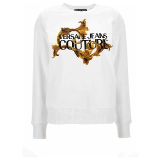 Versace Mujer, Sudaderas, Blanco, Talla: S