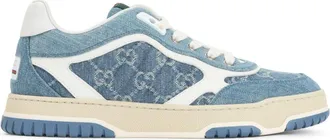 Gucci Blue Lace Up Sneakers