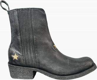 Mexicana Womens Starlink Leather Boot In Black