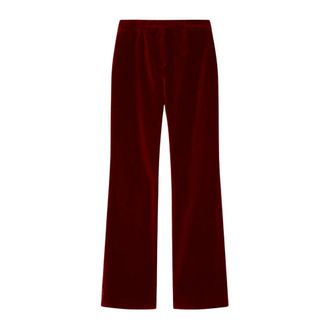 Max Mara Wide Trousers, female, Red, S, Chic Aceto Trousers