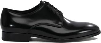 Fabi Fu 1070 Veterschoen Derby - Heren - Nette schoenen - Zwart - 42 1/2 EU - Leer - Schoenen