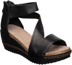 Antelope Davi Platform Wedge Sandal in Black at Nordstrom Rack, Size 7