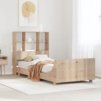 vidaXL Estructura De Cama Sin Colch&oacute;n Madera Maciza De Pino 90x190 Cm Vidaxl