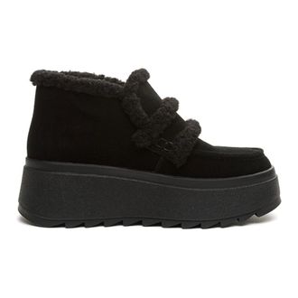Keddo Keddo - Enkellaarsjes - Dames - Schoenen - Zwart - Maat: 40 EU Wol