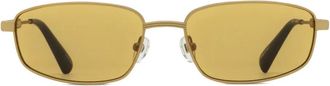 Jacquemus Occhiali da sole squadrati - Oro