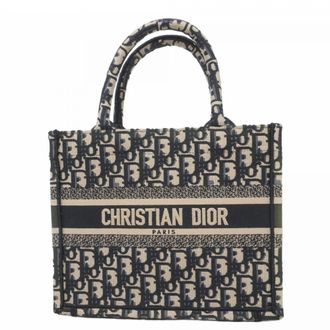 Dior Navy Canvas Tote Bag (Pre-Owned)