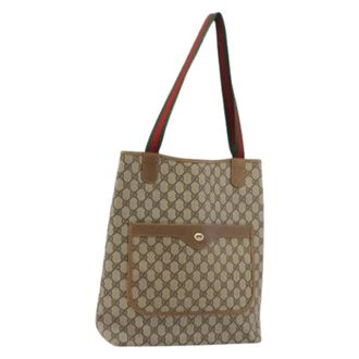 Gucci Pre-owned Tote Bags, female, Beige, Size: ONE SIZE Pre-owned Vintage Tote Bag