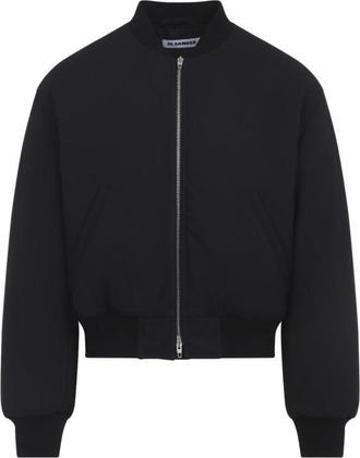 Jil Sander Black Regular Bomber Jacket