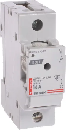 OEM Interruptor Fusible Le-606604 Monof&aacute;sico 16 A D01 Legrand