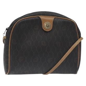 Dior Pre-owned Vintage Schoudertas - Dames - Pre-owned - Zwart - Maat: ONE Size Leer