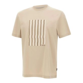 HUGO BOSS Hugo, T-Shirts, male, Beige, Size: 3XL Thompson T-shirt