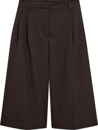 Copenhagen Muse Cmtailor Cropped Broeken - Dames - Broeken - Bruin - Maat: S Viscose