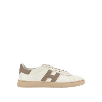 Hogan Sneakers, male, White, Size: 10 1/2 US Cool Allacciato H Profil