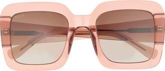 DIFF Eyewear Charise 51mm Gradient Square Sunglasses in Brown at Nordstrom Rack