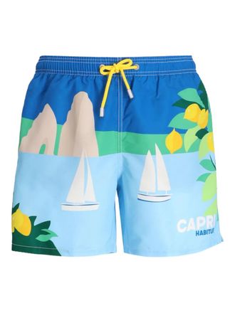 MC2 Saint Barth Costume da bagno con stampa - Blu