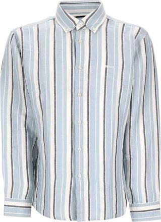 HUGO BOSS Light Blue Regular Stripes Shirt