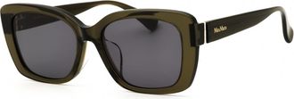 Max Mara MM0158-K 96A Shiny Dark Green/Smoke