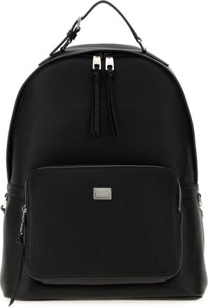 Dolce & Gabbana Rugzakken - Heren - Rugzakken - Zwart - ONE Size - Leer - Tassen