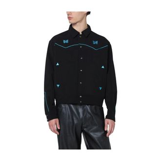 Needles Light Jackets, male, Black, XL, Camicia