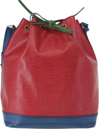 Louis Vuitton Tricolor Noe Epi Leather Red Leather Handbag (Pre-Owned)
