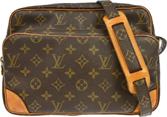 Louis Vuitton Nil Messenger Monogram Canvas Brown Canvas Handbag (Pre-Owned)