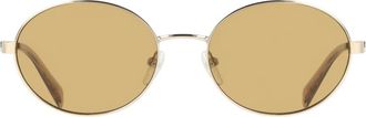 Liu Jo Lj 163S Zonnebril - unisex - Zonnebrillen - Geel - 55 MM - Accessoires