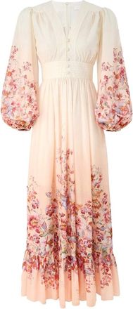 Zimmermann V-Neck Long Dress-Donna