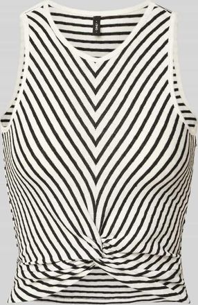 Only Slim Fit Tank Top mit Wickeloptik Modell SANDY in Weiss, Gr&ouml;&szlig;e XL