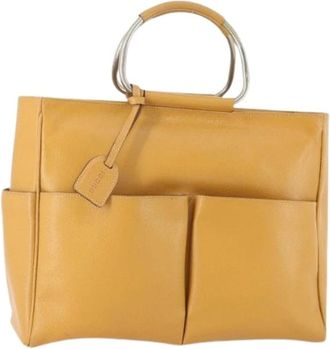 Gucci Pre-owned Handbags, female, Beige, Size: ONE SIZE Pre-owned Vintage Hand Bag