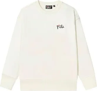 Fila Logo Print Sweater White F11U248201F-IV