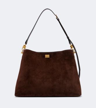 Dolce & Gabbana Vittoria Large suede tote bag