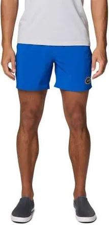 Columbia Mens Columbia Royal Florida Gators PFG Terminal Roamer Omni-Shade Stretch Shorts at Nordstrom, Size Xx-Large