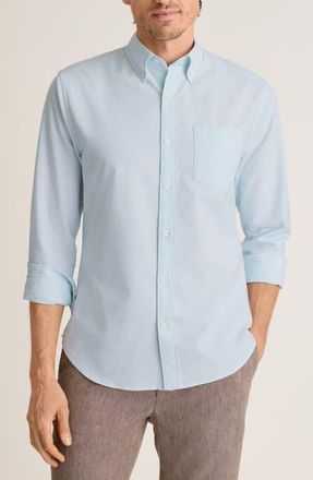 Bonobos Everyday Slim Fit Oxford Shirt in Seaglass Blue at Nordstrom, Size Xx-Large