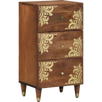 vidaXL Vidaxl - Sideboard with Drawer Brown 40 x 33.5 x 75 cm Solid Mango wood