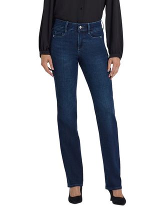 NYDJ Nydj Marilyn Blacken Blue Straight Leg Jean