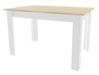 OEM Mesa Np 120x80 Roble Sonoma + Blanco