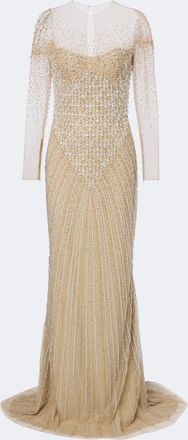 Georges Hobeika Embellished tulle gown