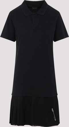 Balenciaga gelaagde polo mini-jurk
