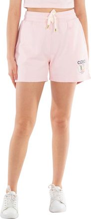 Casablanca Logo-Print Organic Cotton Shorts, Size X-Small