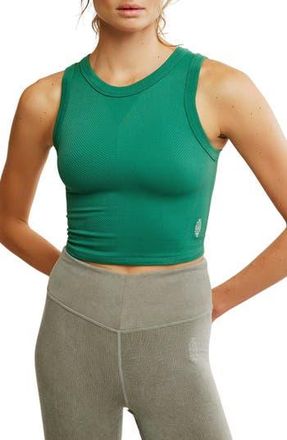 Free People FP Movement Free Throw Crop Muscle Tank Top in Heritage Green at Nordstrom Rack, Size X-Large