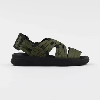 Malibu Sandals Mens Canyon Sandals In Olive / Black