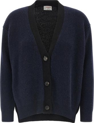 Alberto Biani Cardigan bicolore - Blu