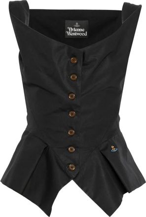 Vivienne Westwood Monday Vest - Dames - Gillet - Zwart - S - Katoen - Kostuums