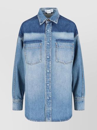 Victoria Beckham oversized denim shirt