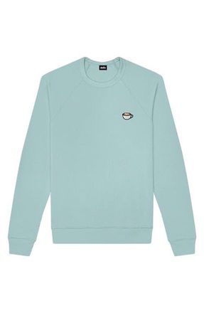 Dalix Cappuccino Fleece Sweatshirt in Heather Blue Lagoon at Nordstrom, Size Xx-Large