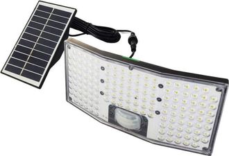 Trade Shop Trade Shop Traesio - Trade Shop - Applique Faretto Solare Da Esterno Con Pannello Sensore Luce Fredda Ip65 Sw2881-f