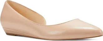 Nine West Womens Saige Dorsay Flats In Light Natural