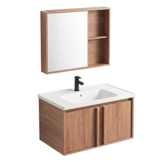 Rea Un Conjunto De Muebles De Ba&ntilde;o Con Lavabo Rea Gama T25023 Hhl 70cm Brown