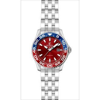 Invicta Reserve Automatic Red Dial Pepsi Bezel Mens Watch 49239