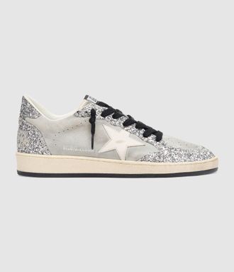 Golden Goose Baskets Ball Star Grey Silver White